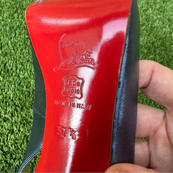 Louboutin metallic blue heels - Picture 12 of 12